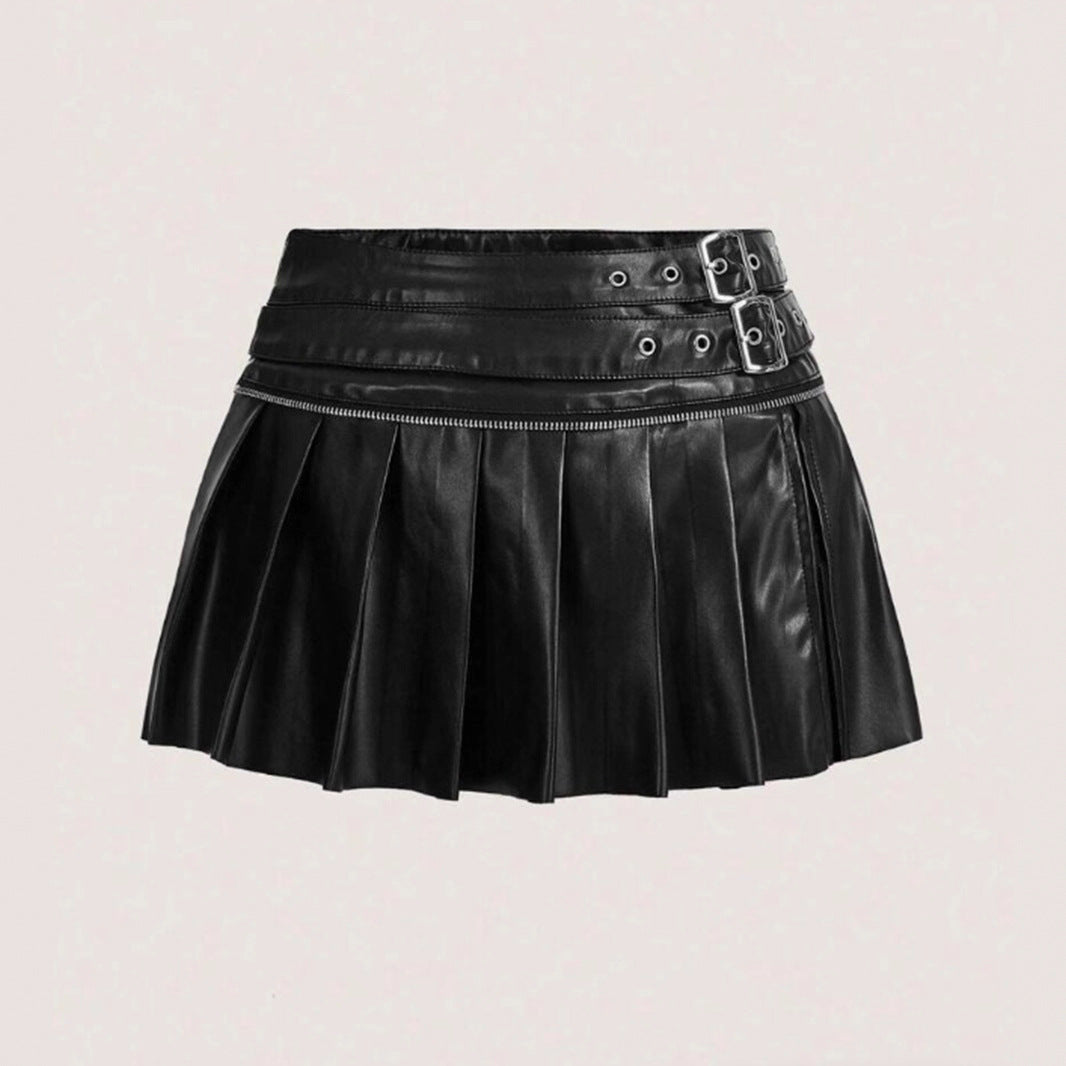 Women's Sexy Hot Pleated Versatile Split Skirt