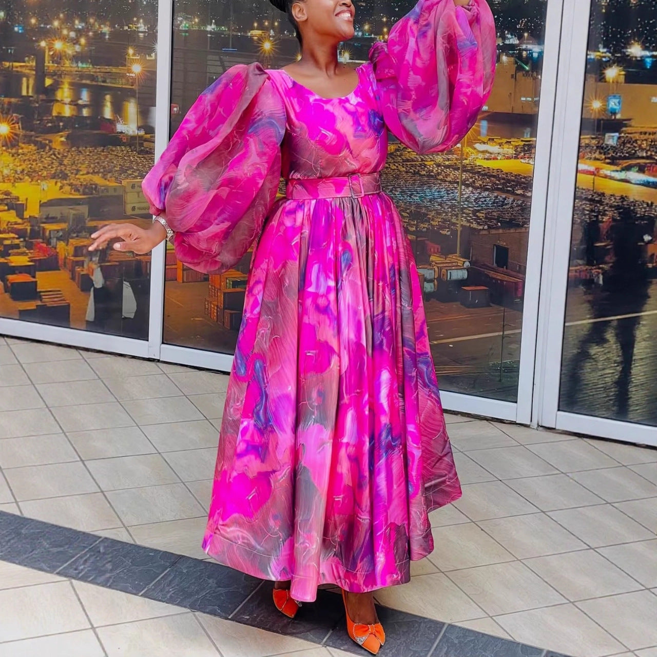 Unique Versatile Charming Pure Beautiful Printed Dress