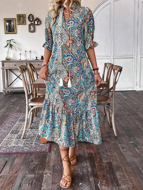 Charming Women's Casual Paisley Print Vacation Skirts