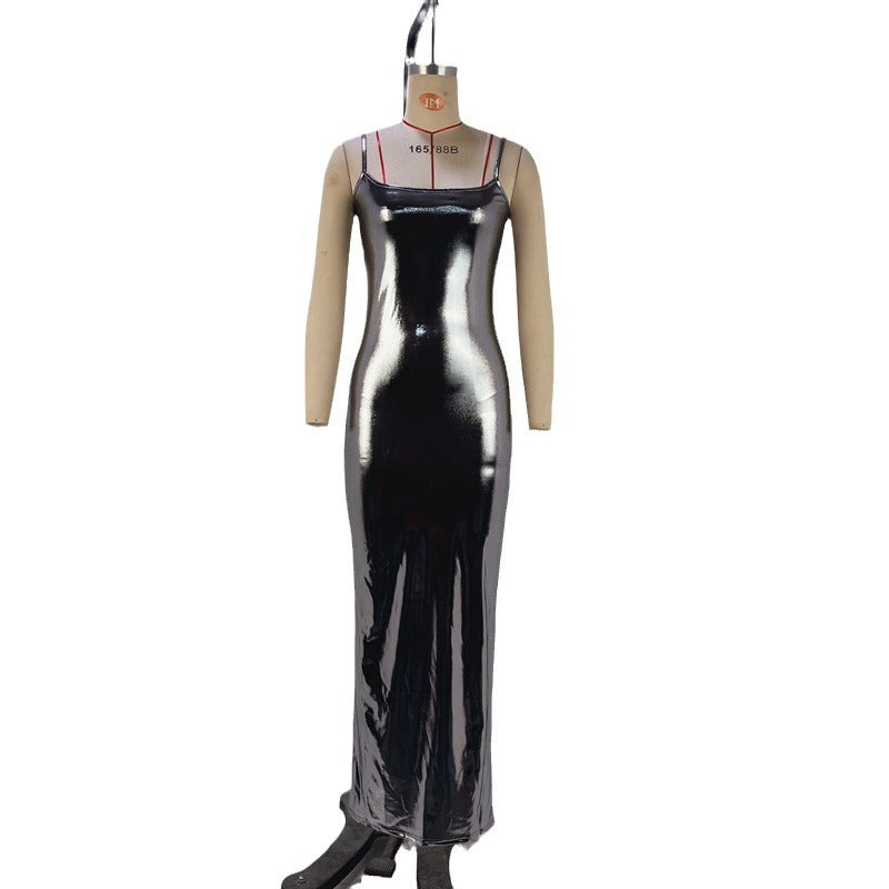 Women's Winter Fashion Sexy Slim Strap Dress