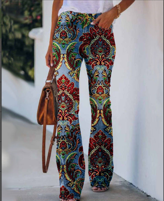 Charming Women's Imitation Casual Trousers Thin Women's Jeans