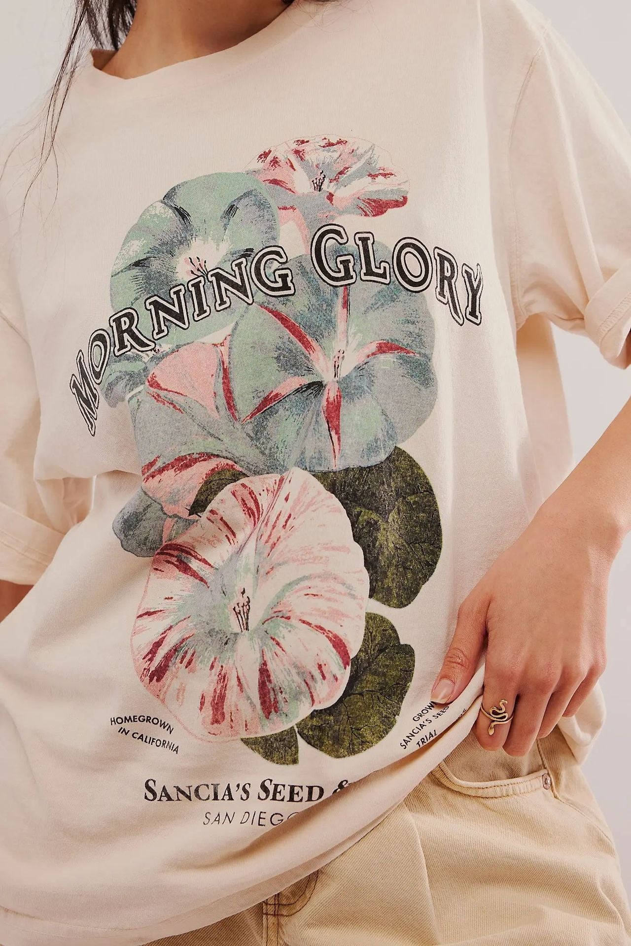 Women's Summer Printed Casual Round Neck Women's T-shirt