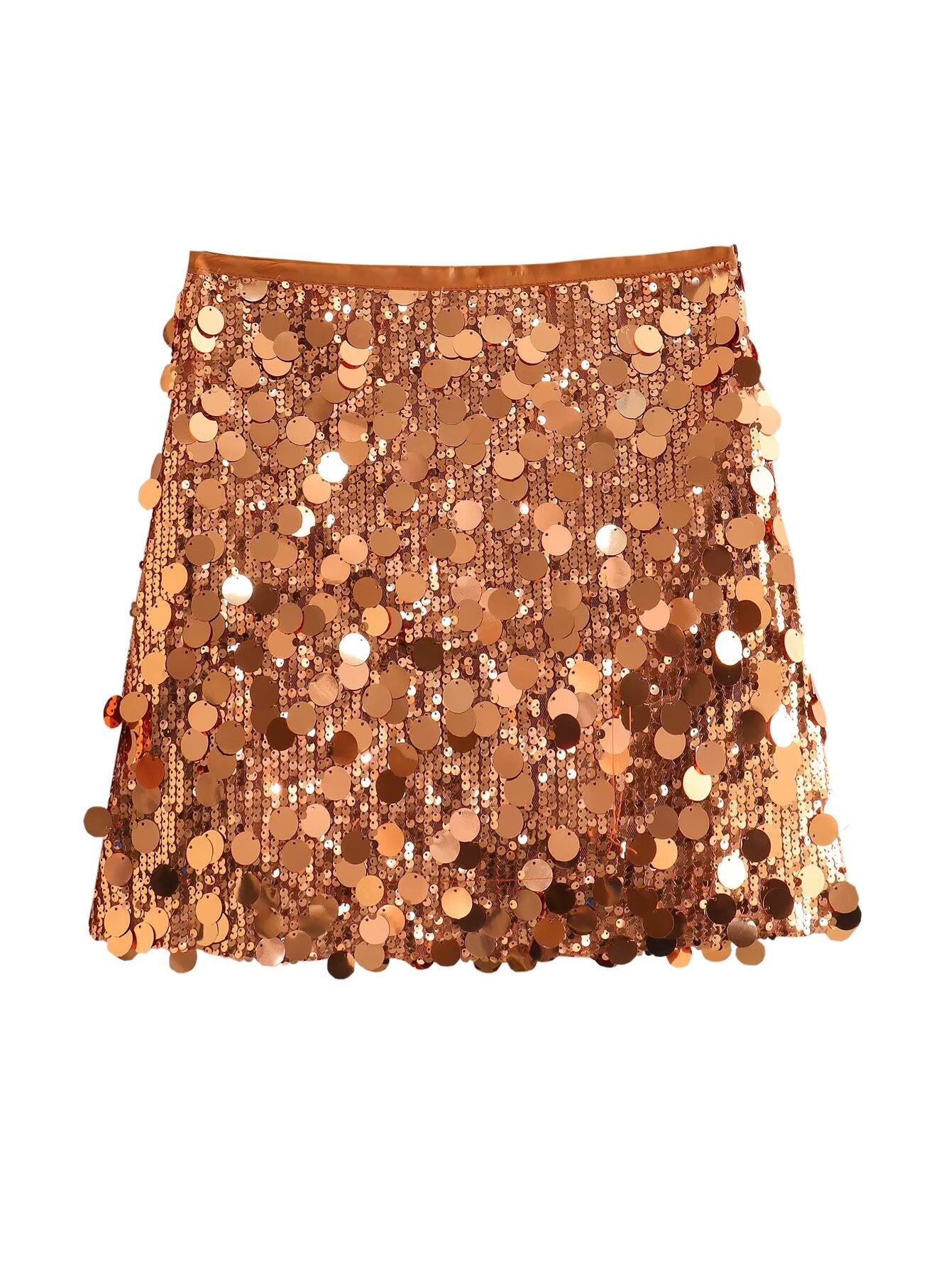 Cool Women's Sequined Sheath Mini Sexy Skirts