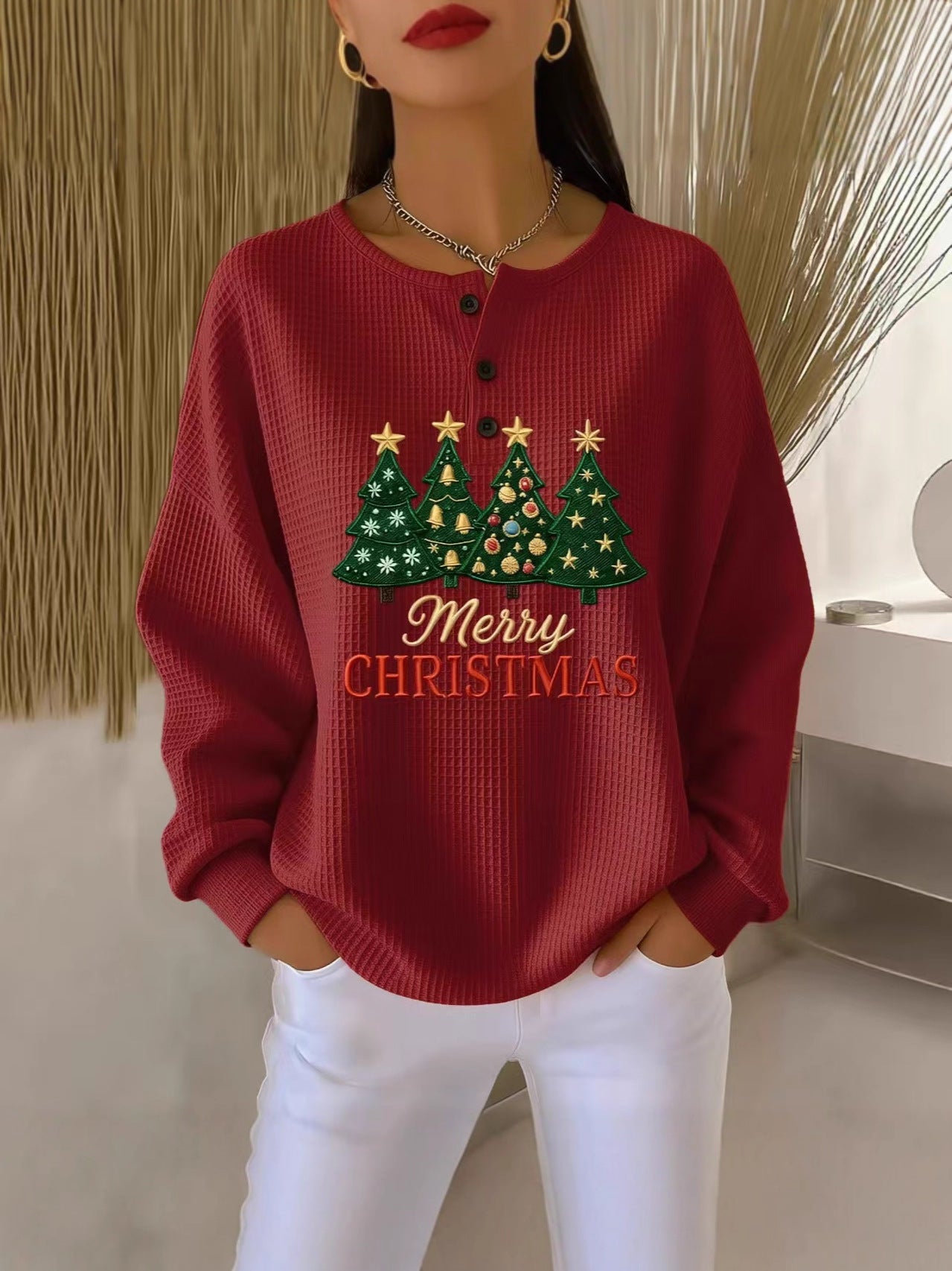 Women's Independent Single Retro Digital Printing Small Turtle Neck Women's T-shirt