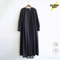Long High Waist Pleated Temperament Commute Dress