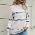 Women's Chenille Christmas Half Turtleneck Snowflake For Women's Sweater