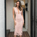 Cool Classy Graceful Sexy Lace Sheath Dress