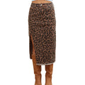 Summer High Waist Split Denim Female Personality Trend Skirts