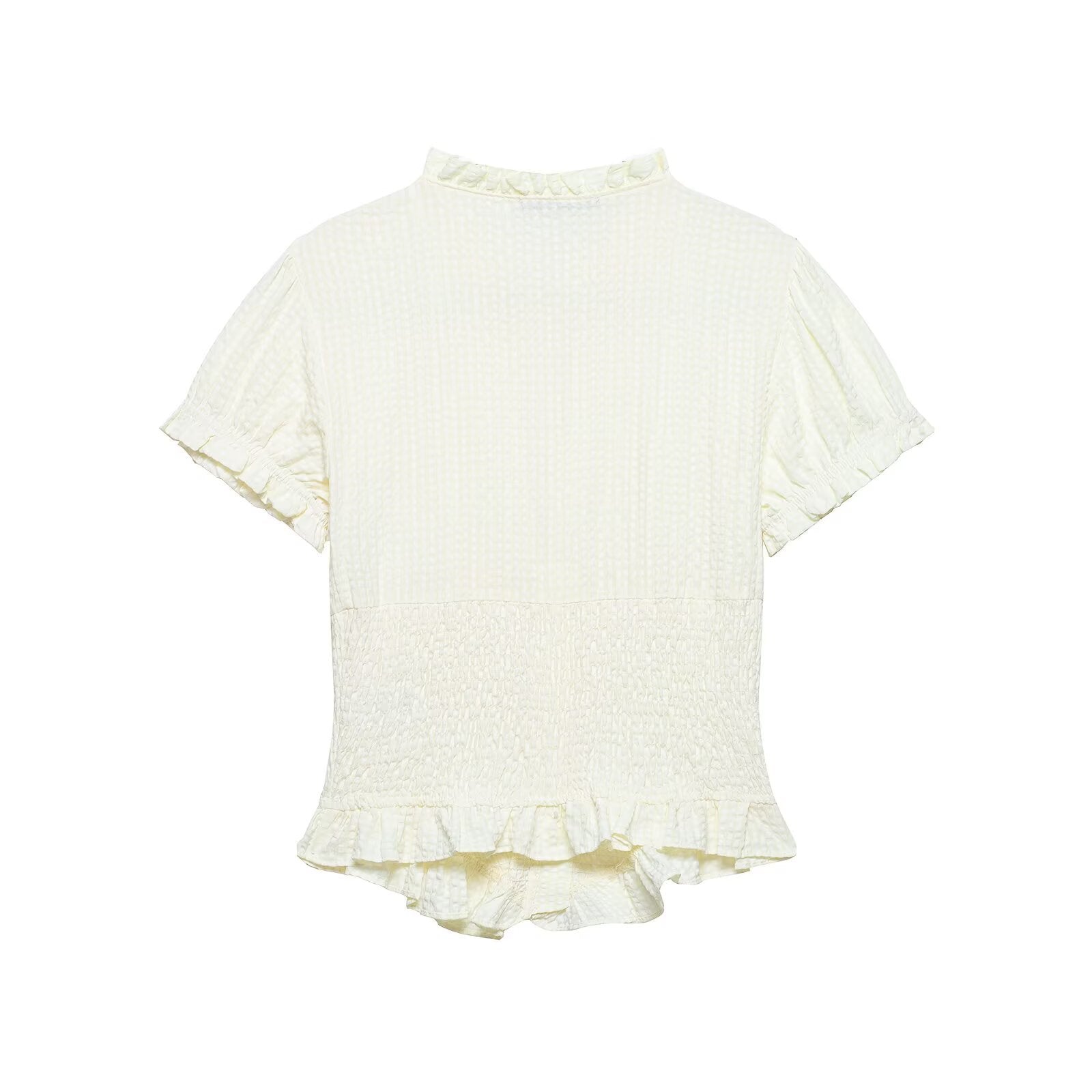 Women's Fashion Casual Bowknot Decoration Construction Tops