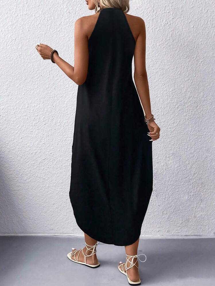Women's Solid Color Loose Long Suspender Slimming Vests