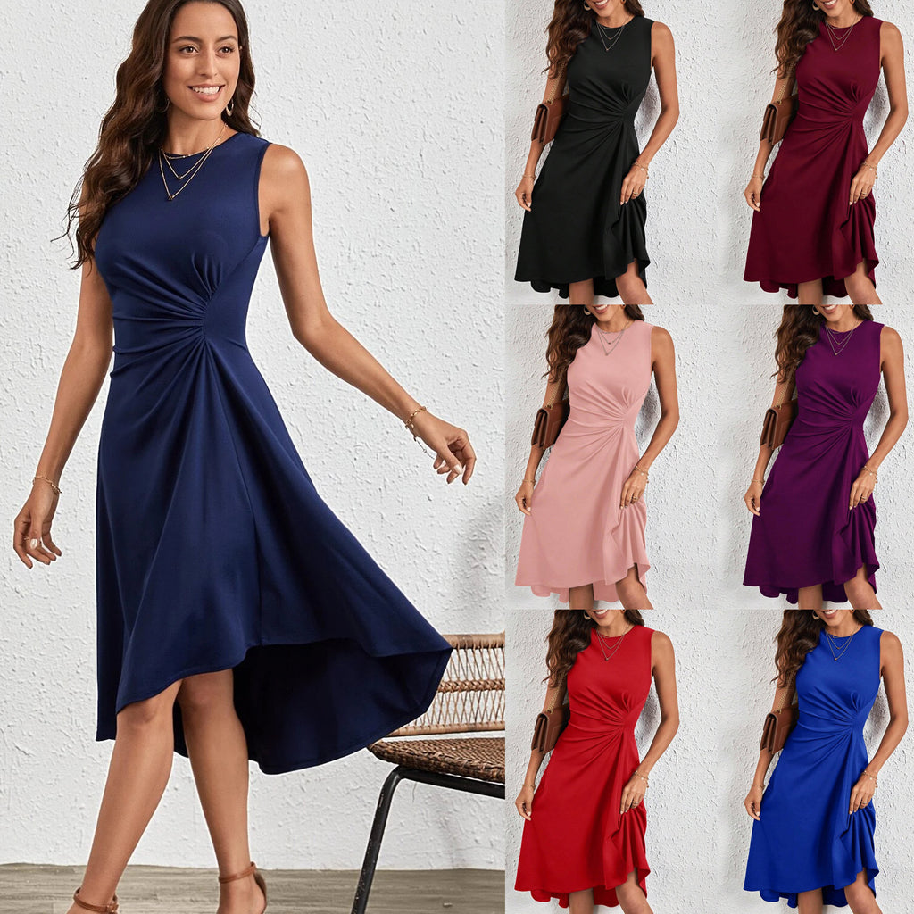 Classic Women's Summer Mid-length Temperament Commute Dress