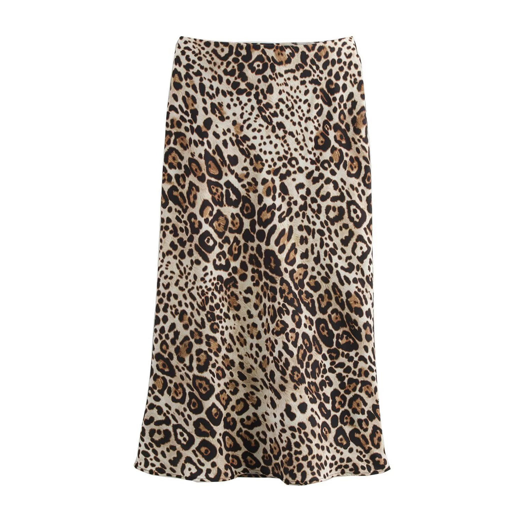 Durable Women's Fashion Simple Multicolor Satin Skirts