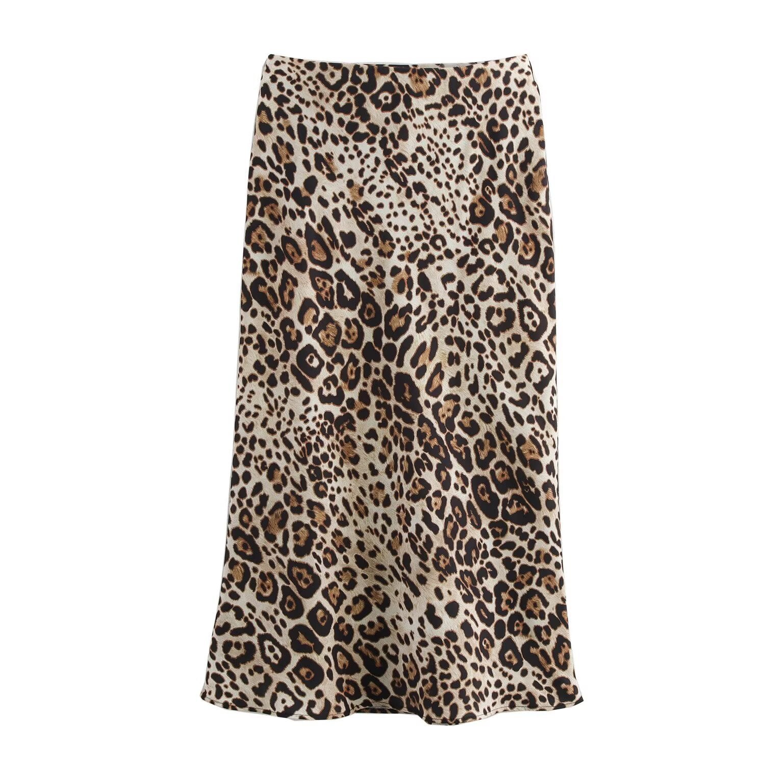 Durable Women's Fashion Simple Multicolor Satin Skirts