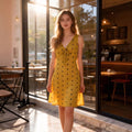 Durable Women's Summer Sleeveless Polka Dot Dress