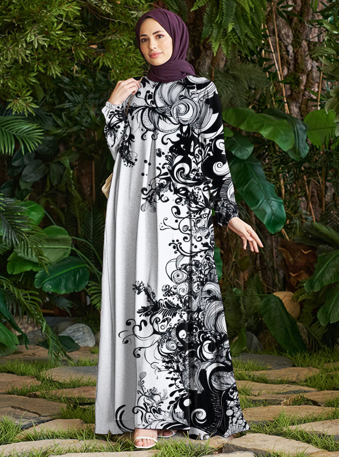 Unique Graceful Charming Autumn Fashion Printed Dress