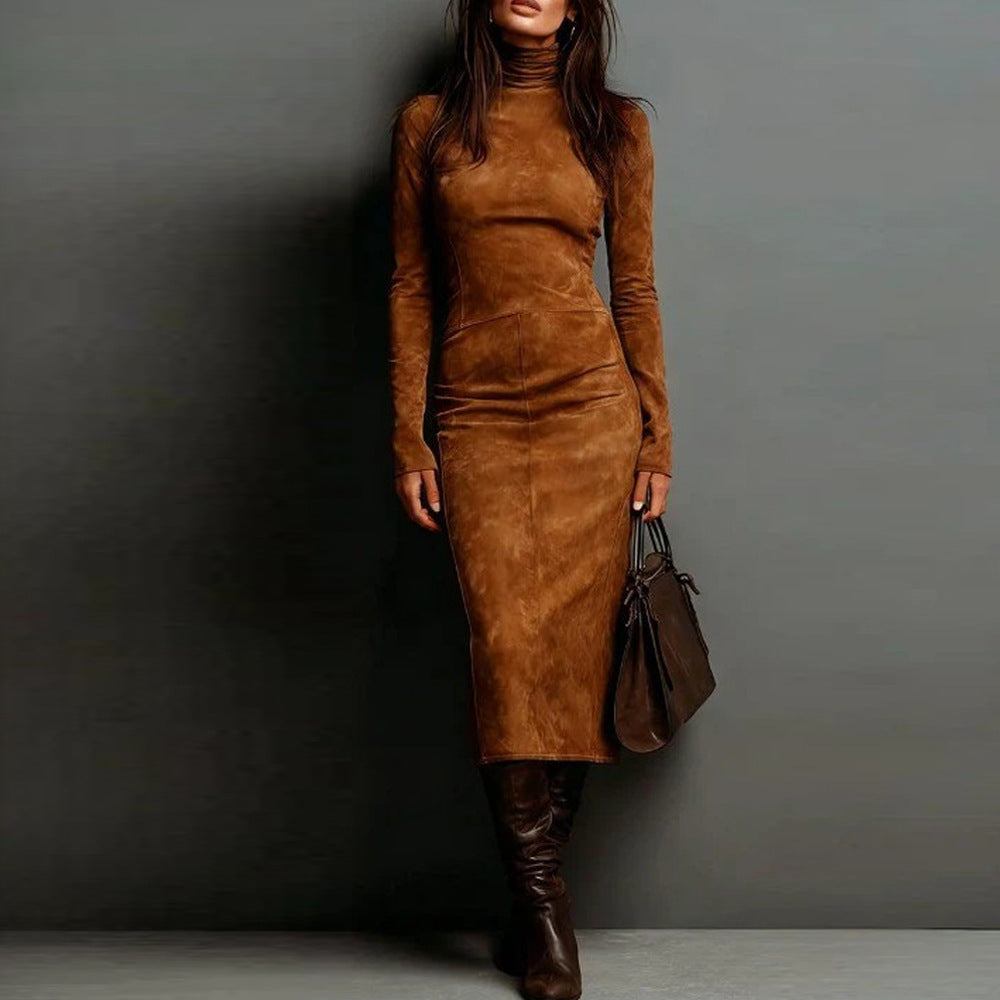 Women's Sexy Slim Long Sleeve Bottoming Slimming Match With Temperament Dress