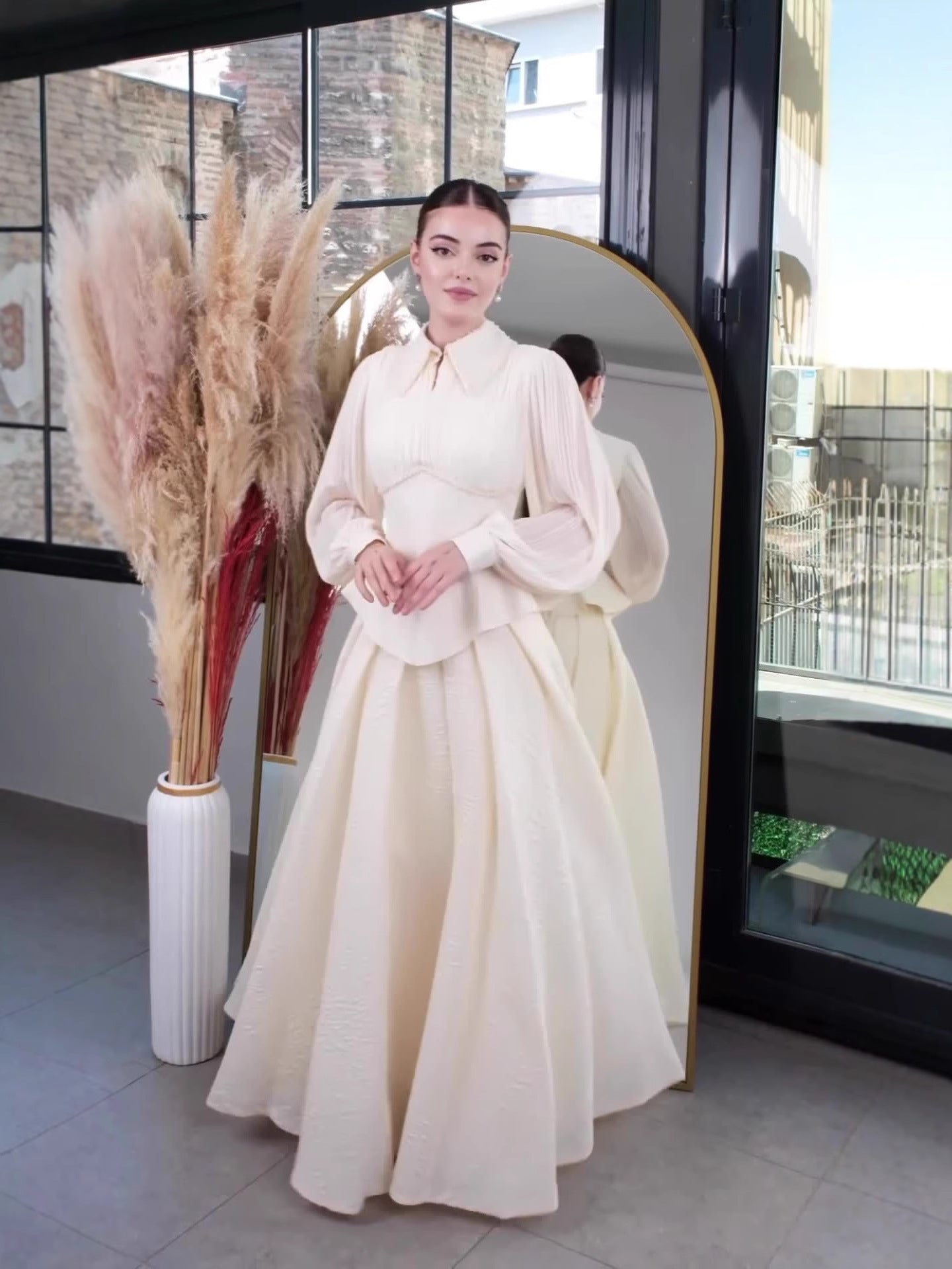 Women's Summer Elegant Soft Temperament Long Sleeve Dress