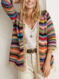 Classy Women's Spring Thin Outerwear Baggy Sweaters