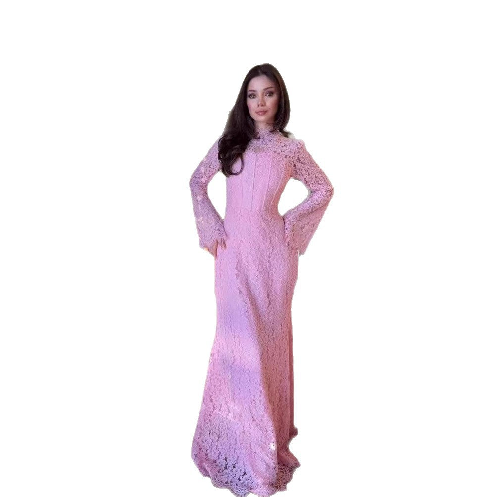 Lace Long Sleeve Autumn Victoria Style Dress