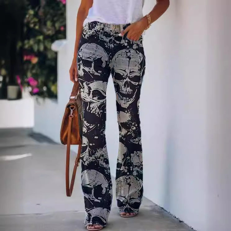 Charming Women's Imitation Casual Trousers Thin Women's Jeans