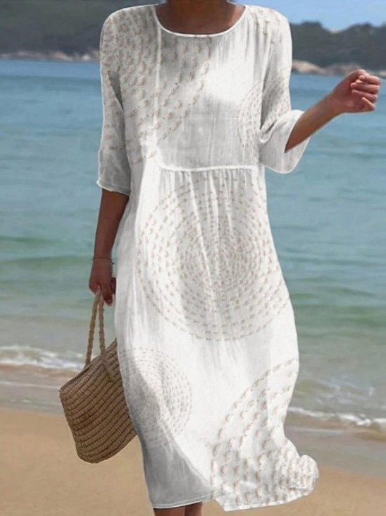 Women's Summer Long Printed Casual Fashion Ladies Skirts