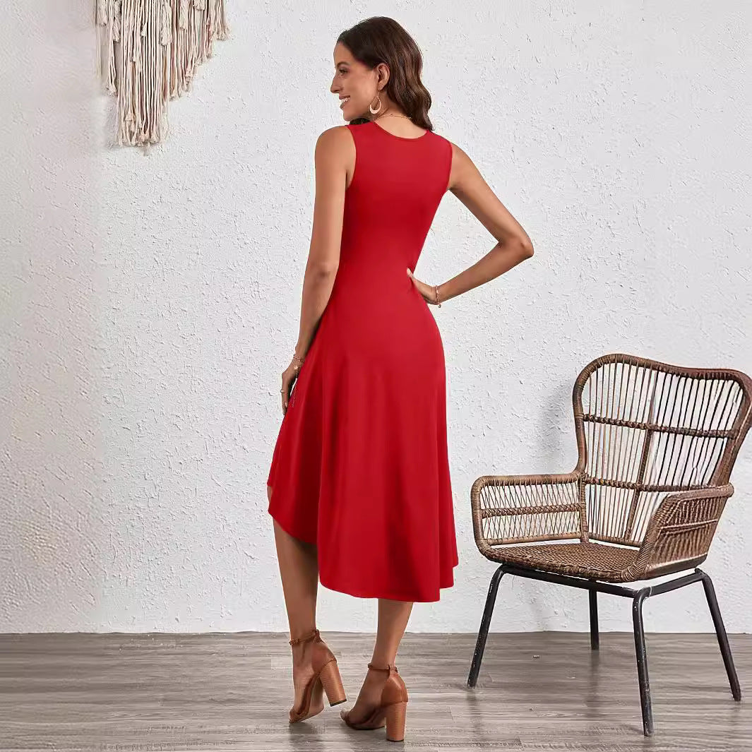 Classic Women's Summer Mid-length Temperament Commute Dress