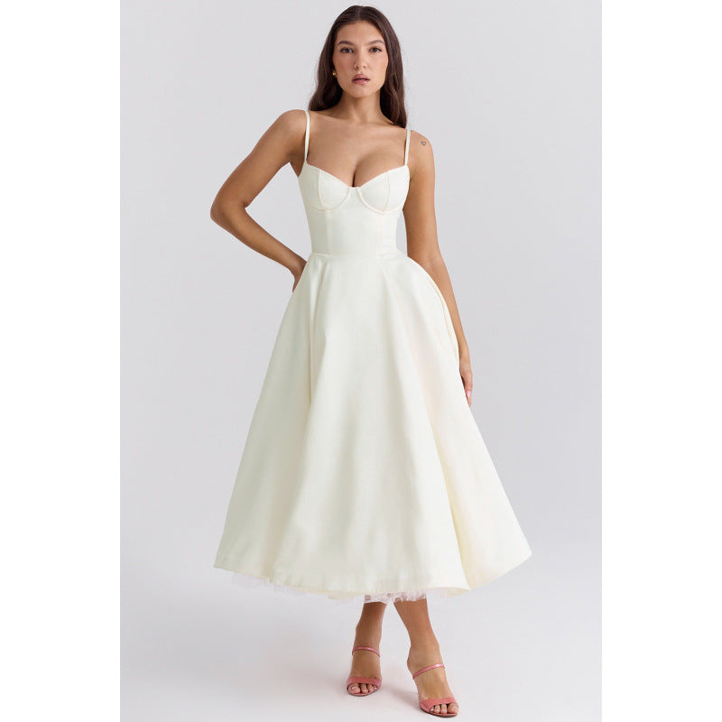 Women's Summer High-grade Princess French Mesh Large Dress
