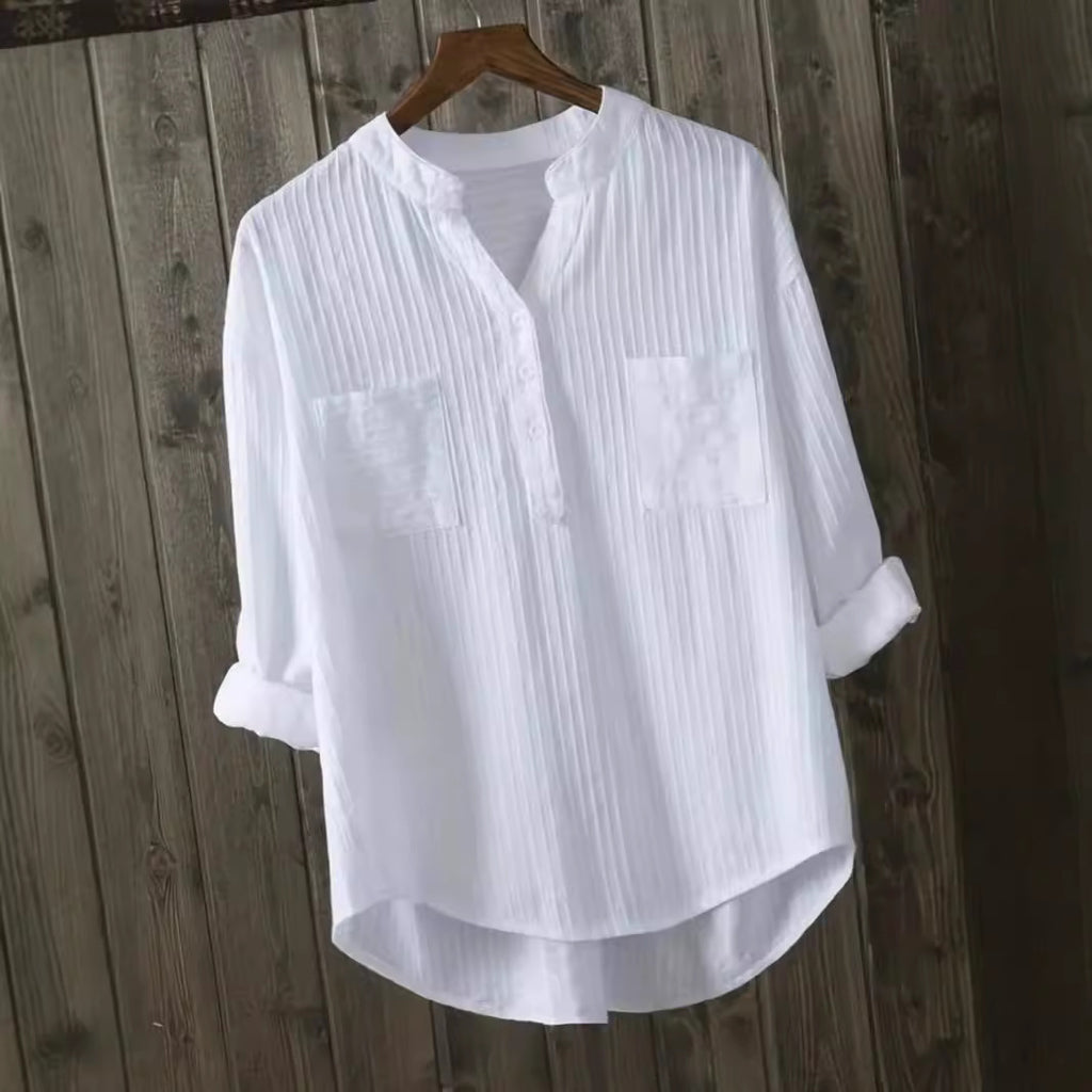 Women's Shirt Three-quarter Sleeve Outer Wear Loose Casual Design Women's T-shirt