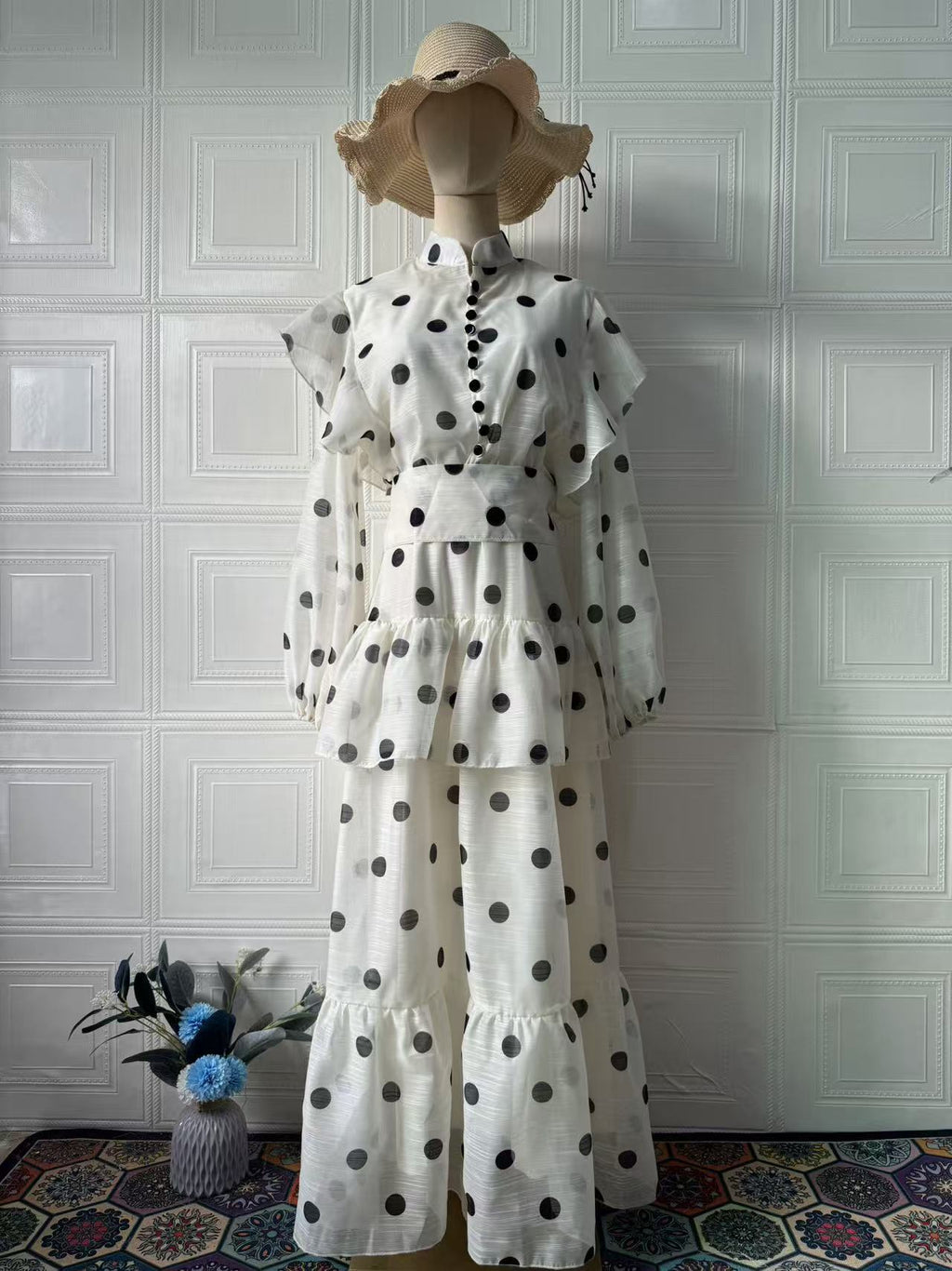 Women's Autumn Vintage Court Style Soft Temperament Long Sleeve Dress