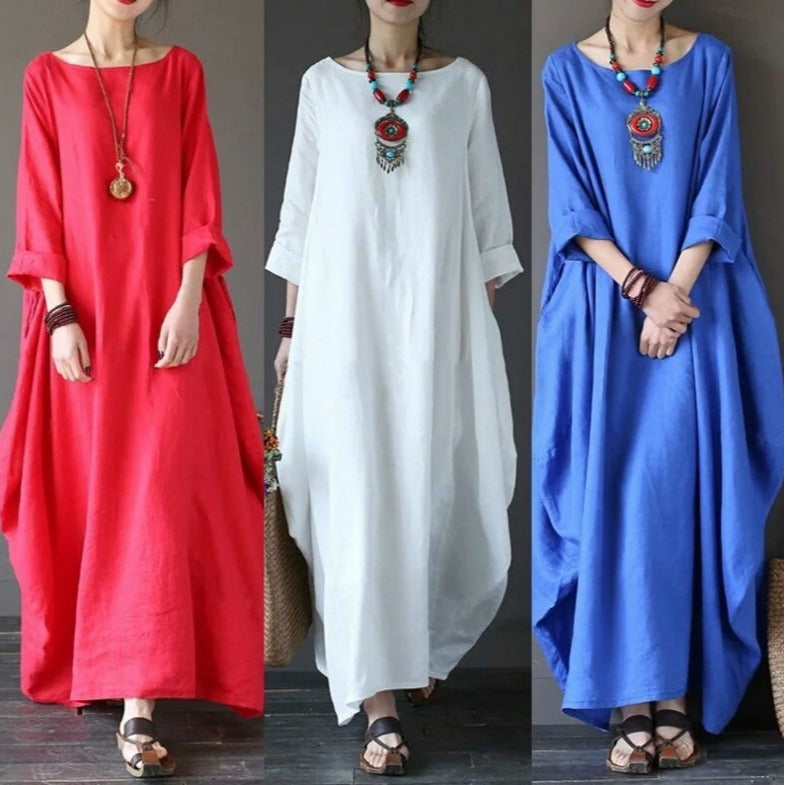 Innovative Casual Classy Loose Cotton Linen Plus Size