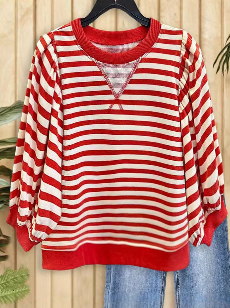 Women's Casual Fashion Comfortable Slim Looking Large Women's T-shirt
