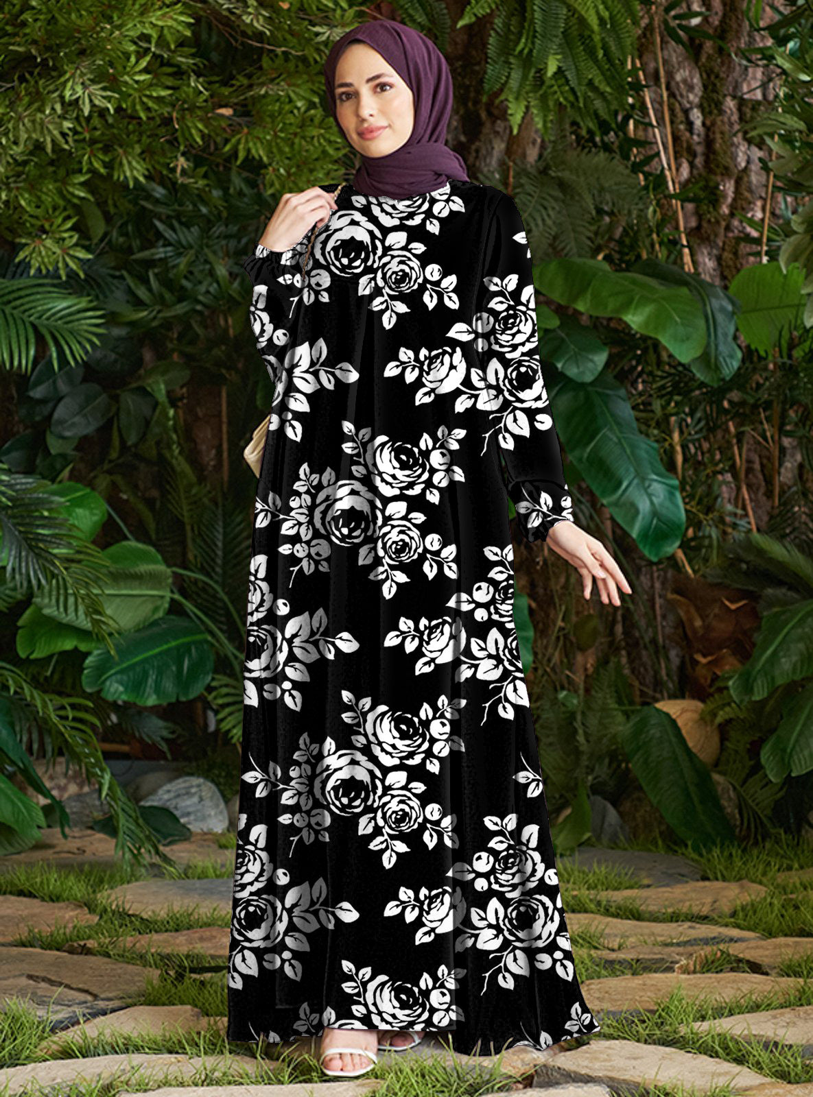 Unique Graceful Charming Autumn Fashion Printed Dress