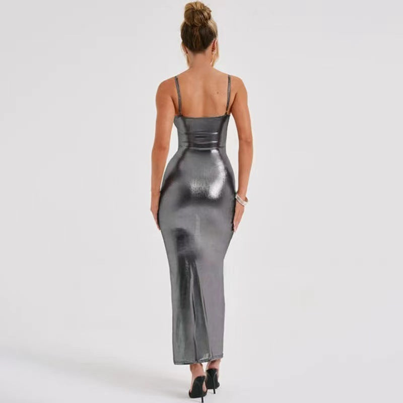 Women's Winter Fashion Sexy Slim Strap Dress