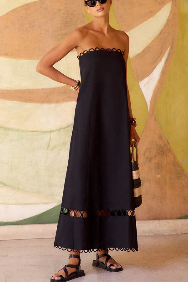 Women's Solid Color Sleeveless Fashion Long Skirts
