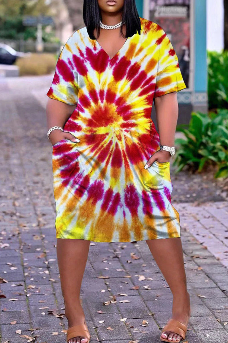 Women's Printed Outdoor Fashion Casual Loose Half Clothing