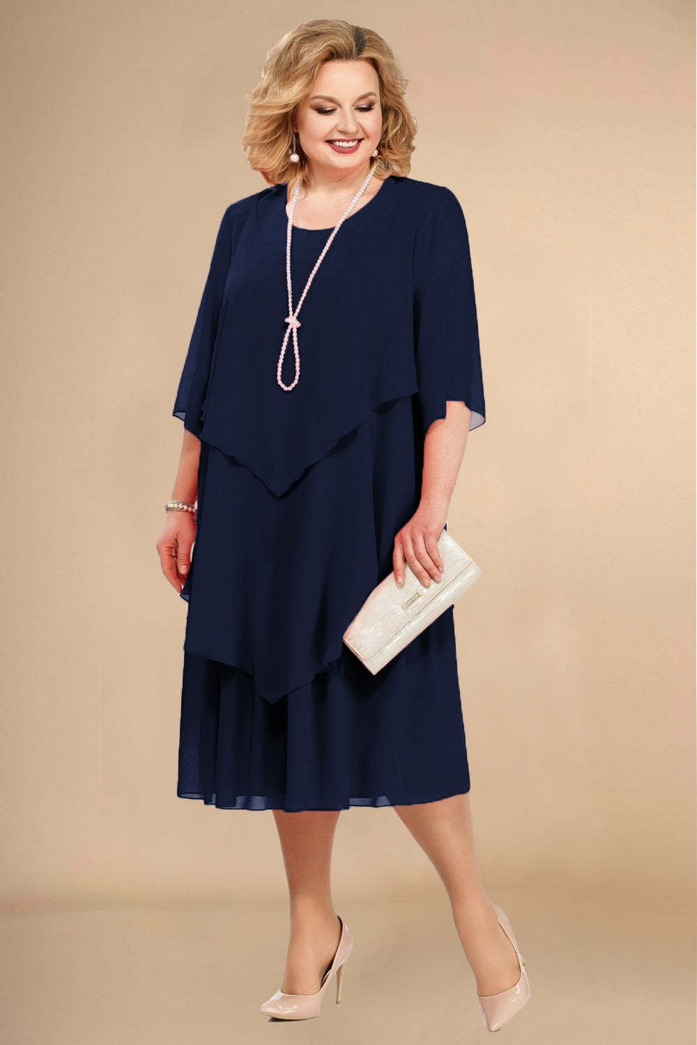 Trendy Versatile Durable Chiffon Mom Beach Dress