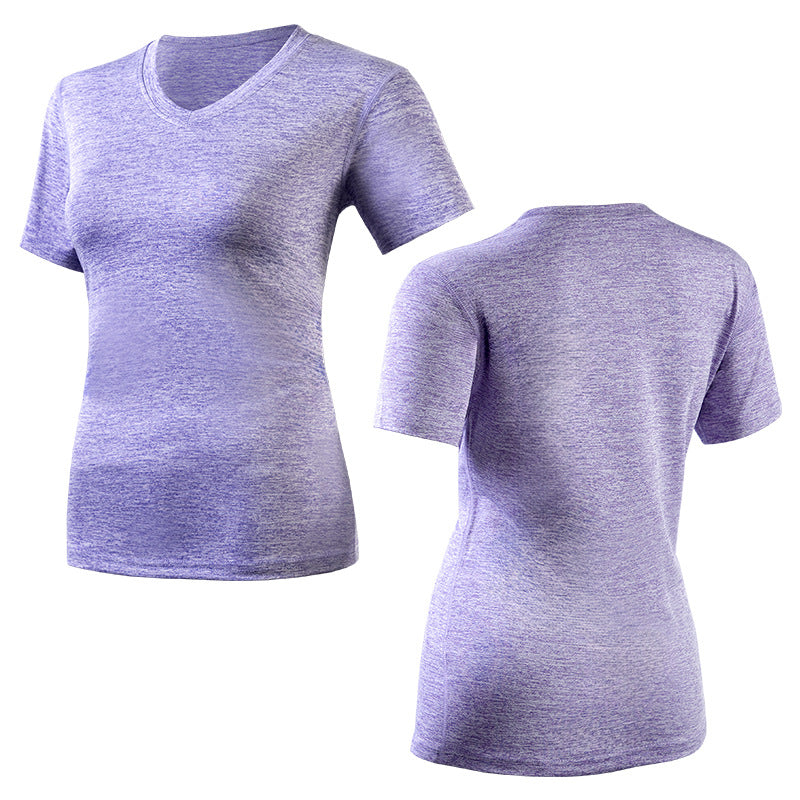Women's Summer Sports Sleeve Slim Fit Breathable Women's T-shirt