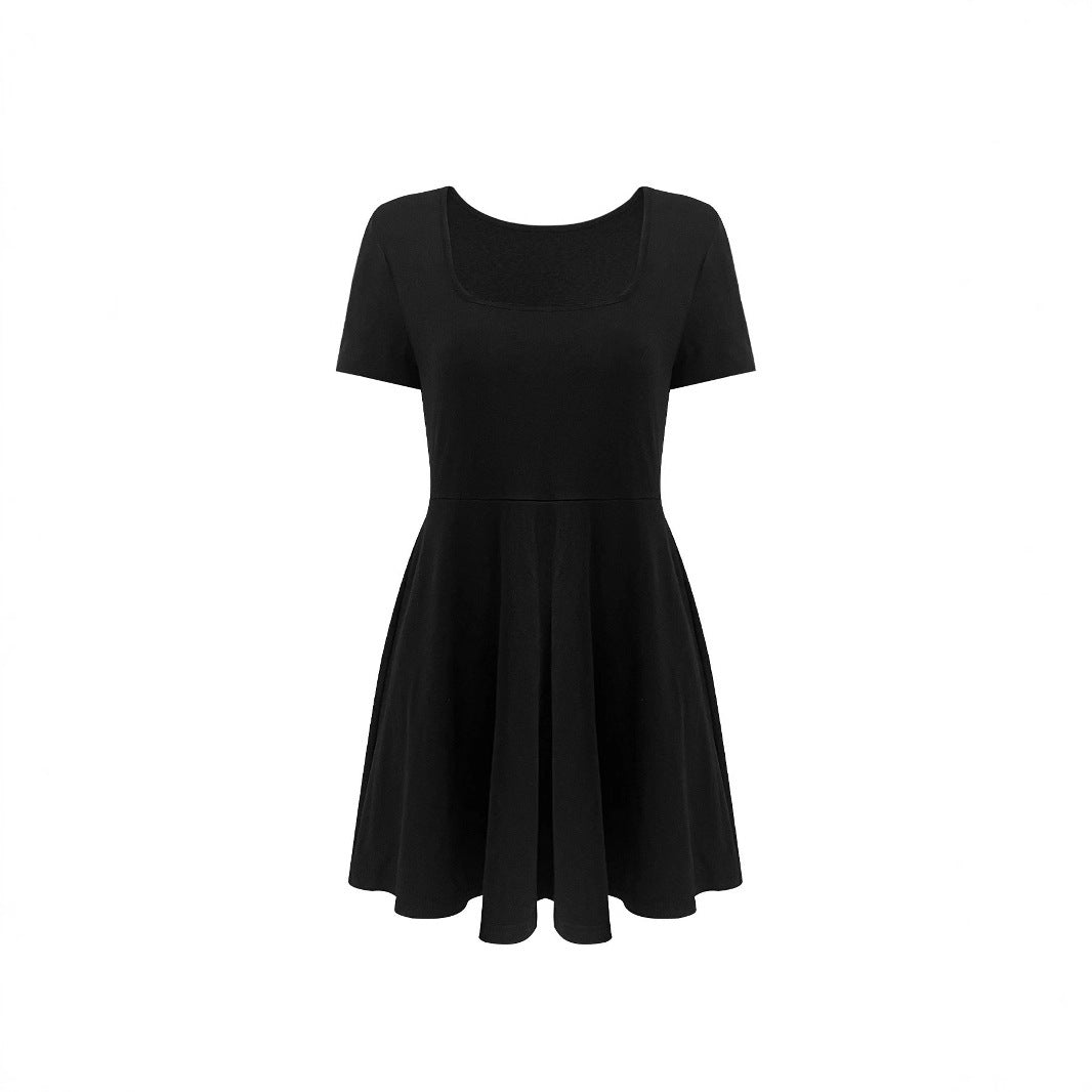 Women's Sexy Low Collar Waist Slimming Two-piece Dress