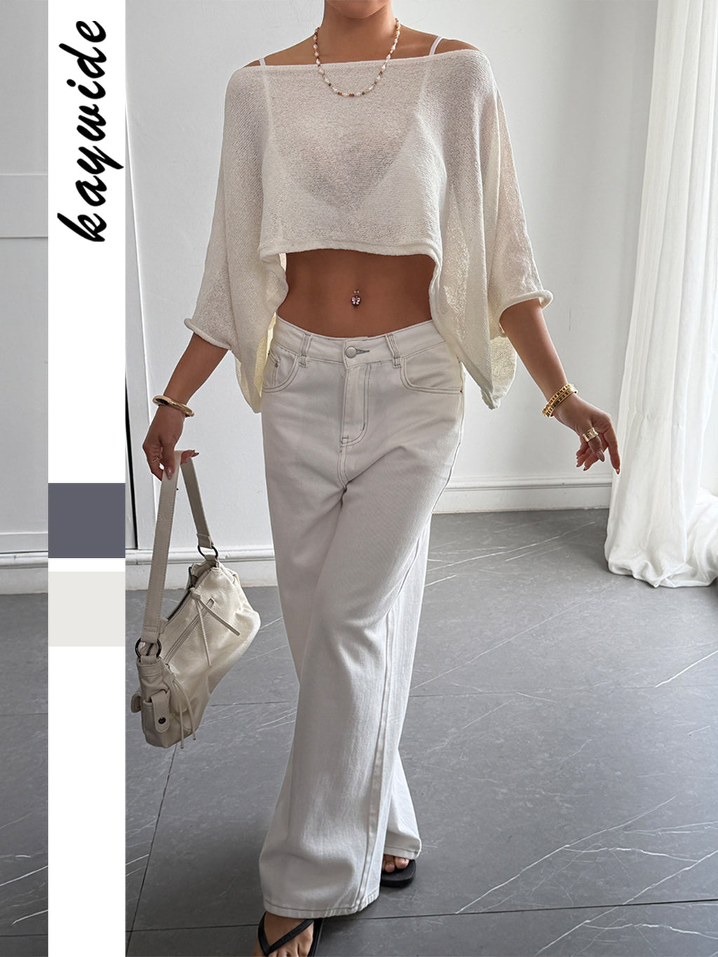 Women's Vacation Style Fashion Shawl Long-sleeved T-shirt Tops