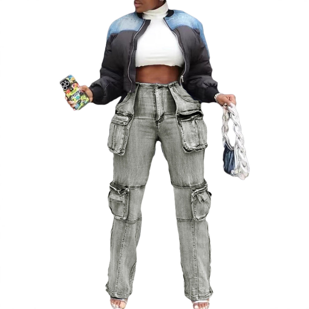 Innovative Classy Fashion Casual Patchwork Trousers Women's Jeans