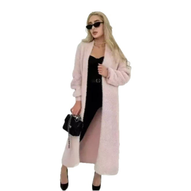 Women's Faux Mink Cashmere Soft Idle Style Knitwear
