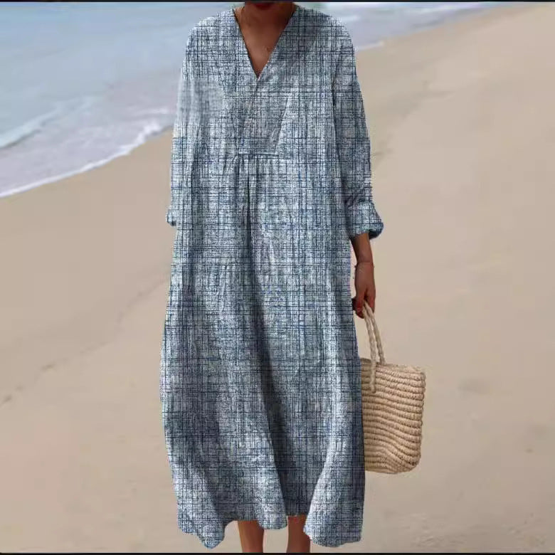 Autumn Long Sleeve Creative Casual Loose Dress