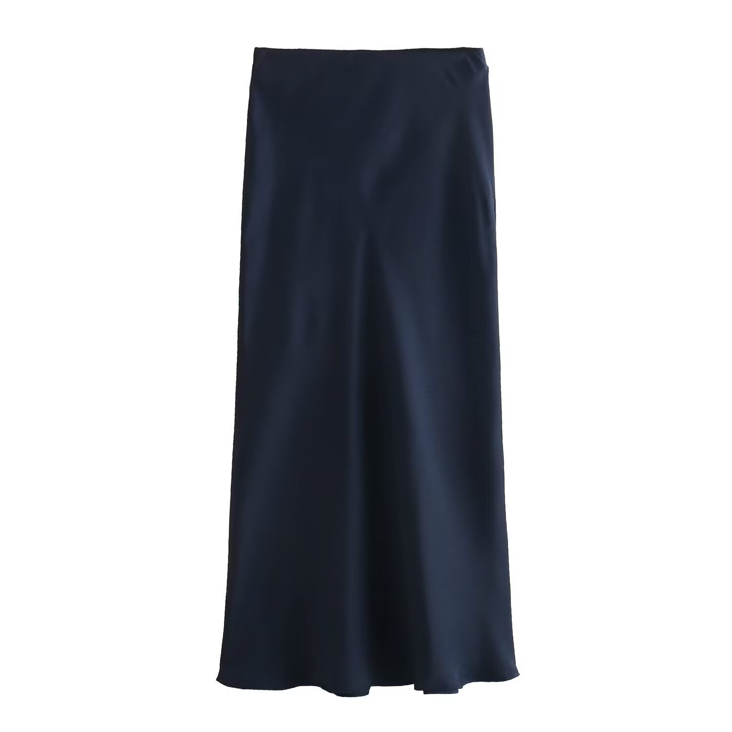Durable Women's Fashion Simple Multicolor Satin Skirts