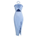 Sexy Halter Long Slim Fit Irregular Dress
