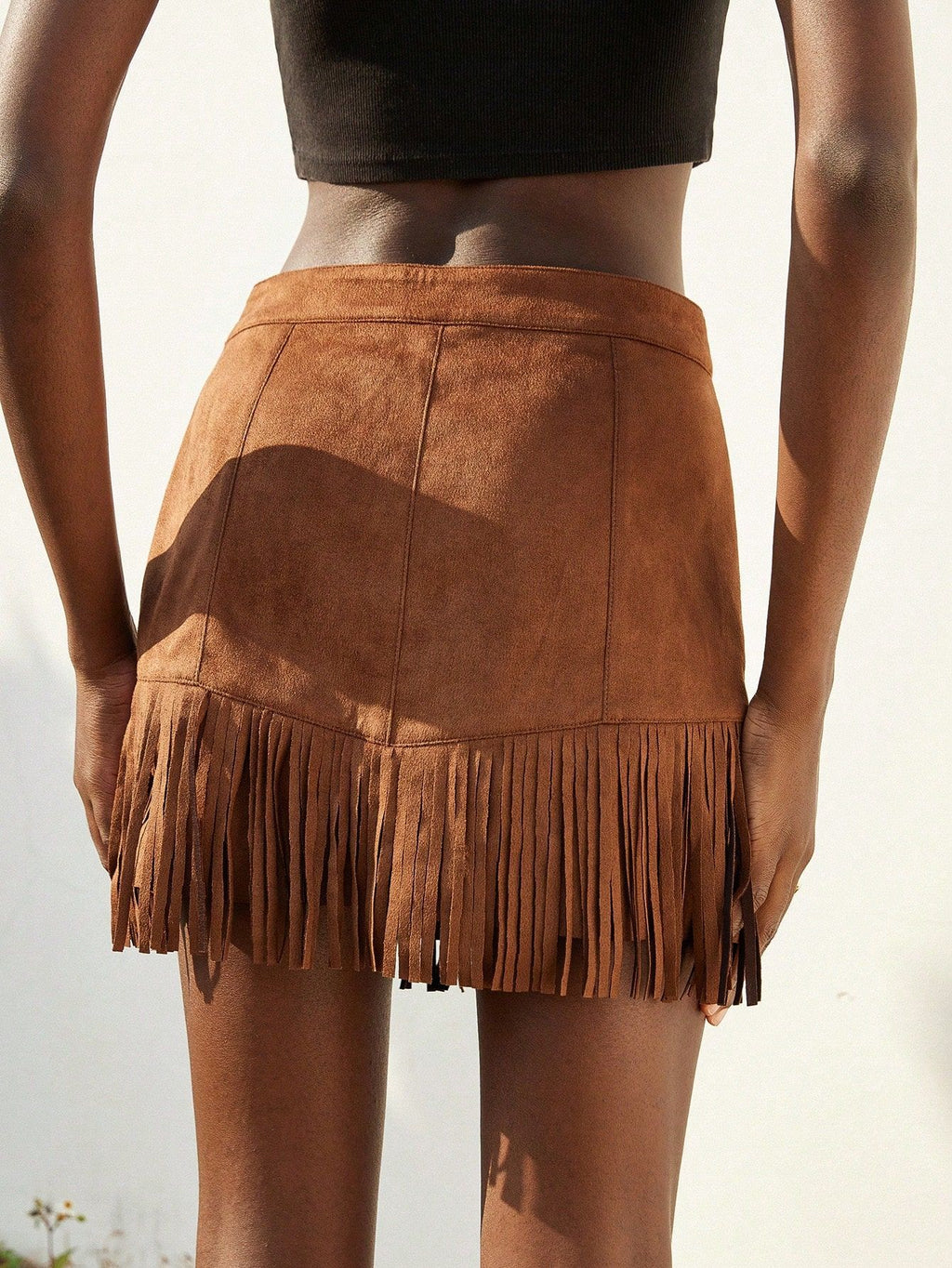 Pretty Cool Popular Women's Tassel Rivet Skirt