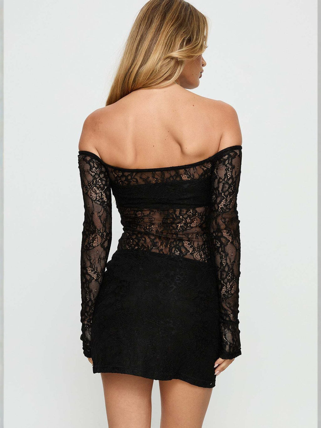 Women's Sexy Lace Long Sleeve Narrow Slimming Shorts