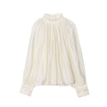 Women's Trendy Classic Style Fashion Leisure Commute High-grade Drape Pleated Clothing