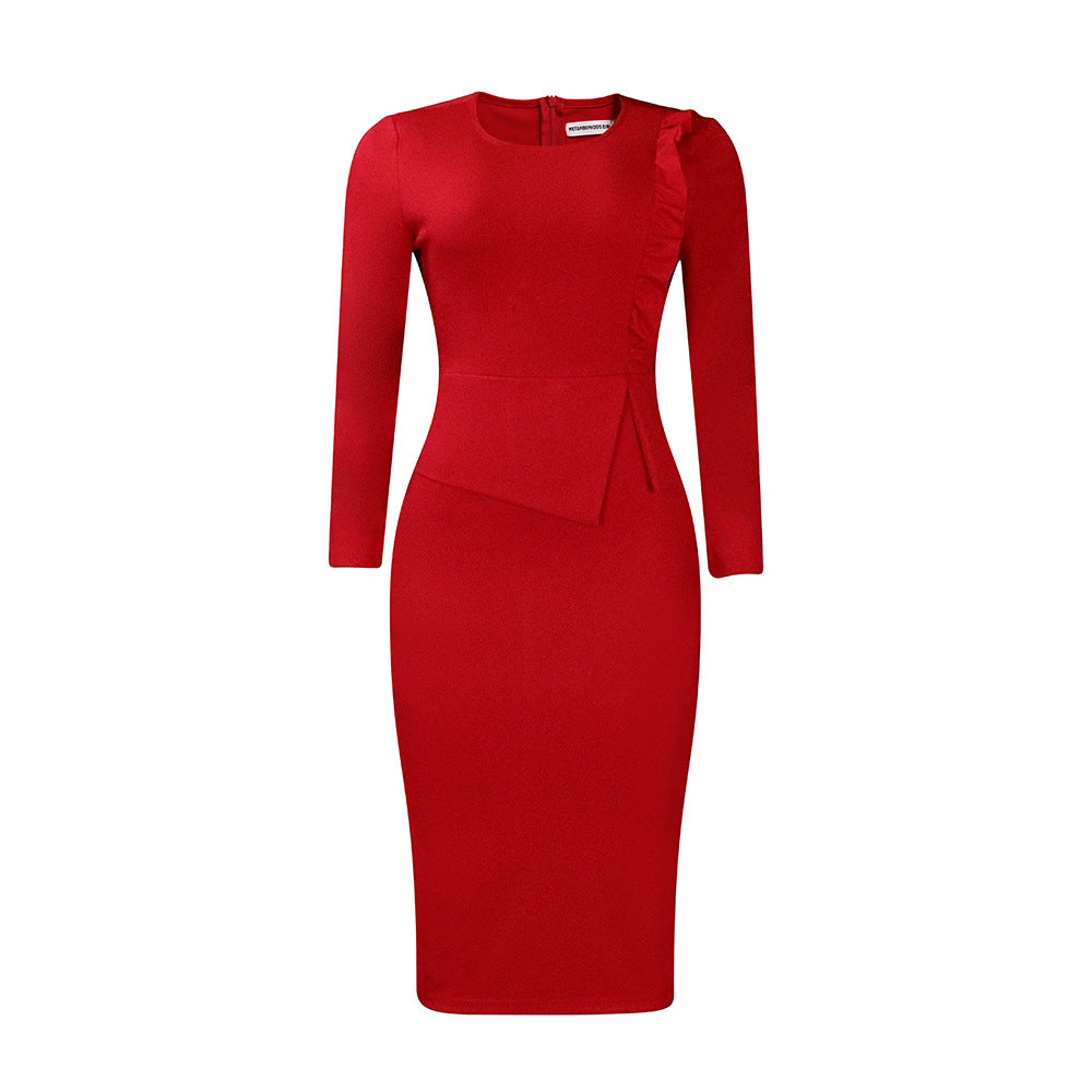 Elegant Slim Fit Pencil Fashion Hip Dress