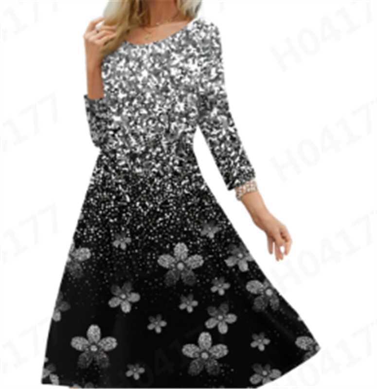 Women's Summer Long Printed Casual Fashion Ladies Skirts