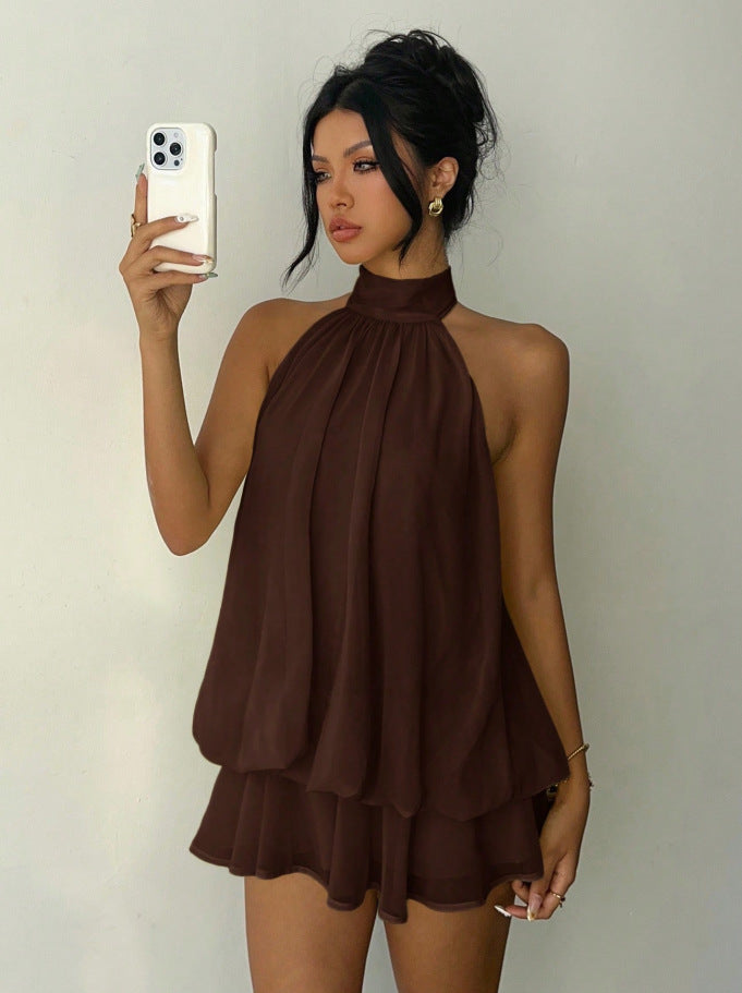 Women's Fashionable Elegant Style Slim Fit Hot Backless Dress